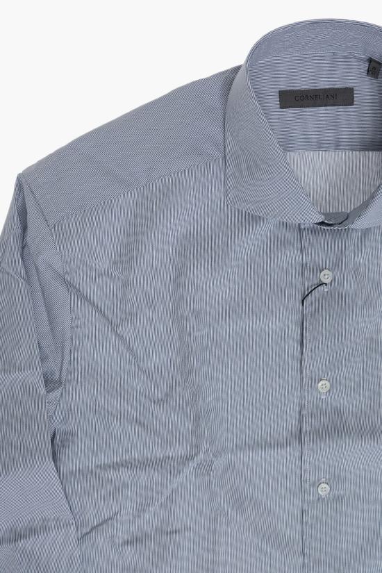  꼬르넬리아니 긴팔 셔츠 27P102 9381285 001 Blue - CORNELIANI