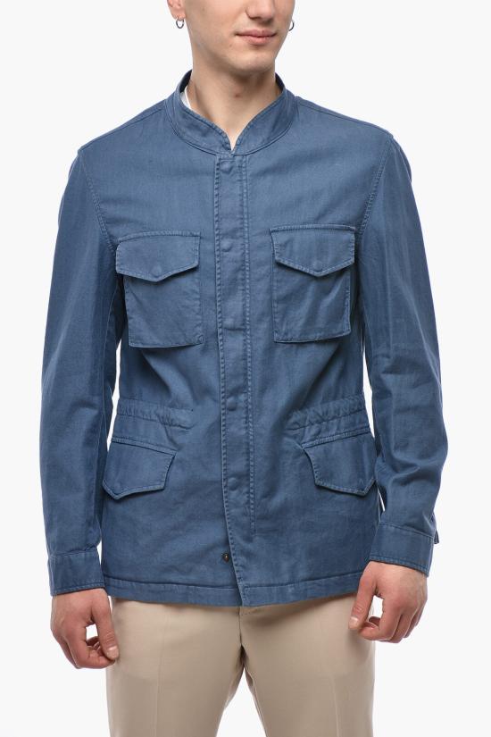  꼬르넬리아니 자켓 872AZ7 1120153 002 Light blue
