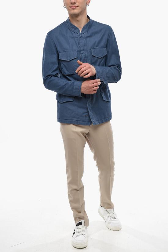  꼬르넬리아니 자켓 872AZ7 1120153 002 Light blue - CORNELIANI