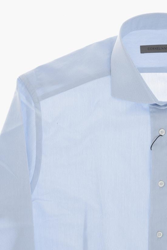  꼬르넬리아니 긴팔 셔츠 27P102 9381248 005 Blue - CORNELIANI