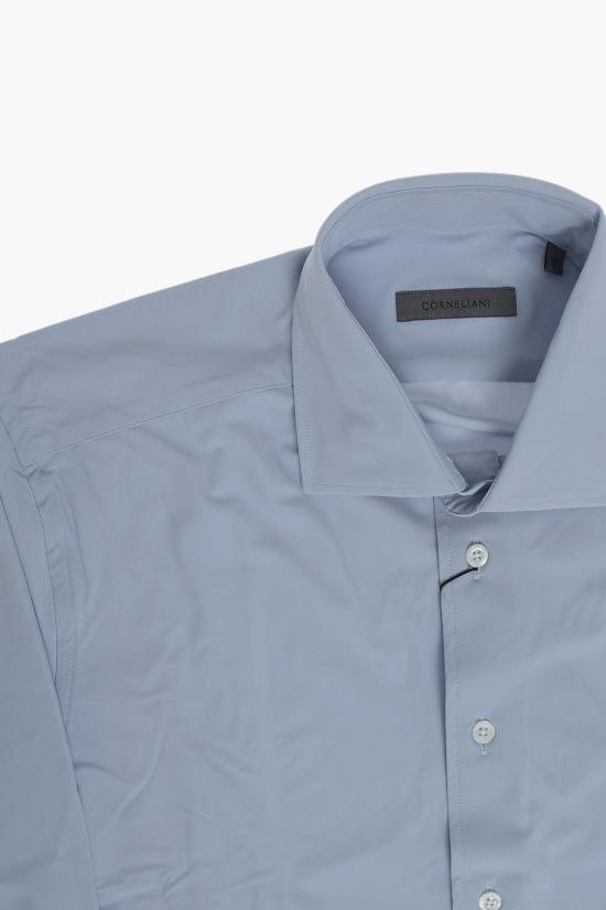 꼬르넬리아니 긴팔 셔츠 27P178 2981470 008 Blue - CORNELIANI