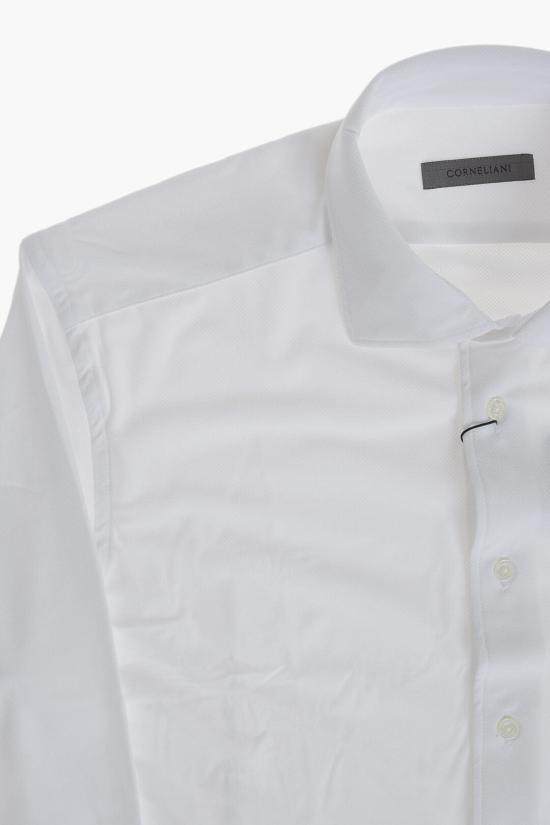  꼬르넬리아니 긴팔 셔츠 27P178 3281484 028 White - CORNELIANI
