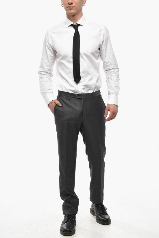  꼬르넬리아니 수트 팬츠 845064 8817122 002 Gray - CORNELIANI
