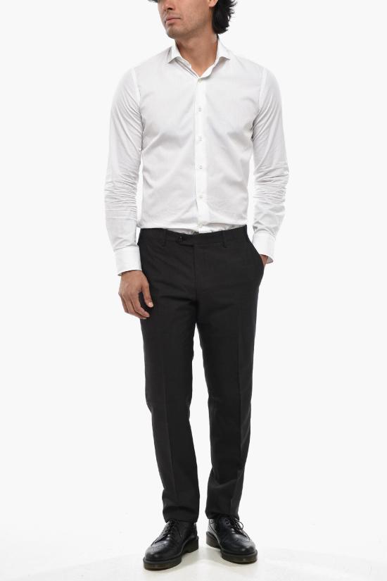 꼬르넬리아니 수트 팬츠 855264 0114102 020 Black - CORNELIANI