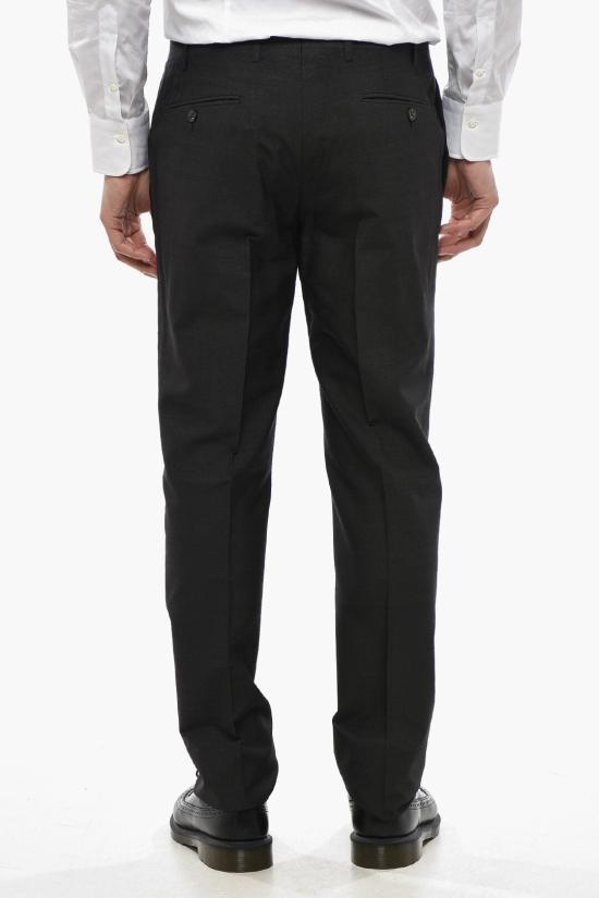  꼬르넬리아니 수트 팬츠 855264 0114102 020 Black - CORNELIANI