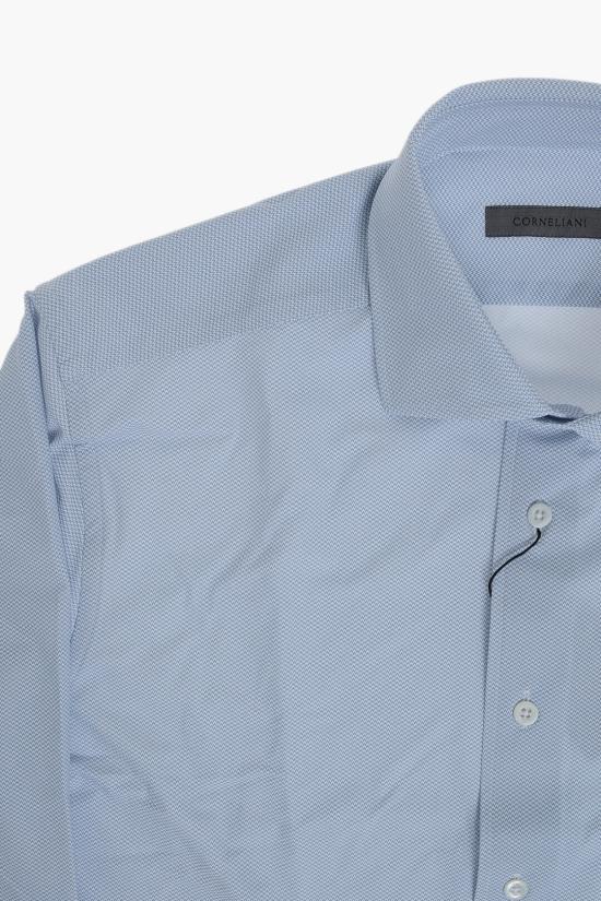  꼬르넬리아니 긴팔 셔츠 27P178 2981483 002 Bianco Blu - CORNELIANI