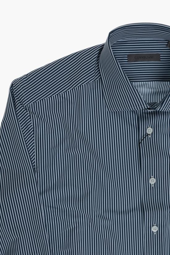  꼬르넬리아니 긴팔 셔츠 27P178 2581489 004 Blue - CORNELIANI