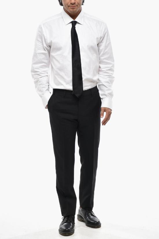  꼬르넬리아니 수트 팬츠 935T00 9394135 020 Black - CORNELIANI