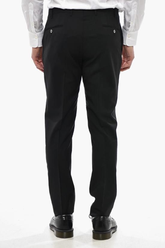  꼬르넬리아니 수트 팬츠 935T08 9394135 020 Black - CORNELIANI