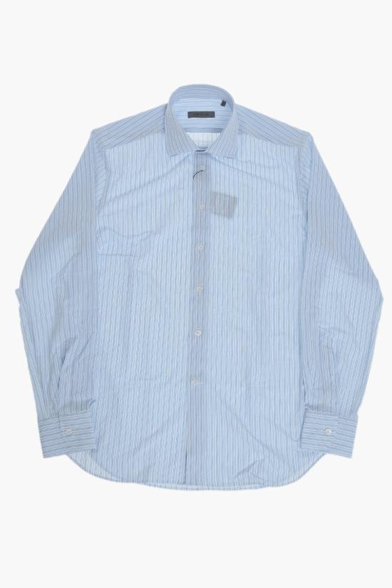  꼬르넬리아니 긴팔 셔츠 27P178 2581489 005 Bianco Blu - CORNELIANI