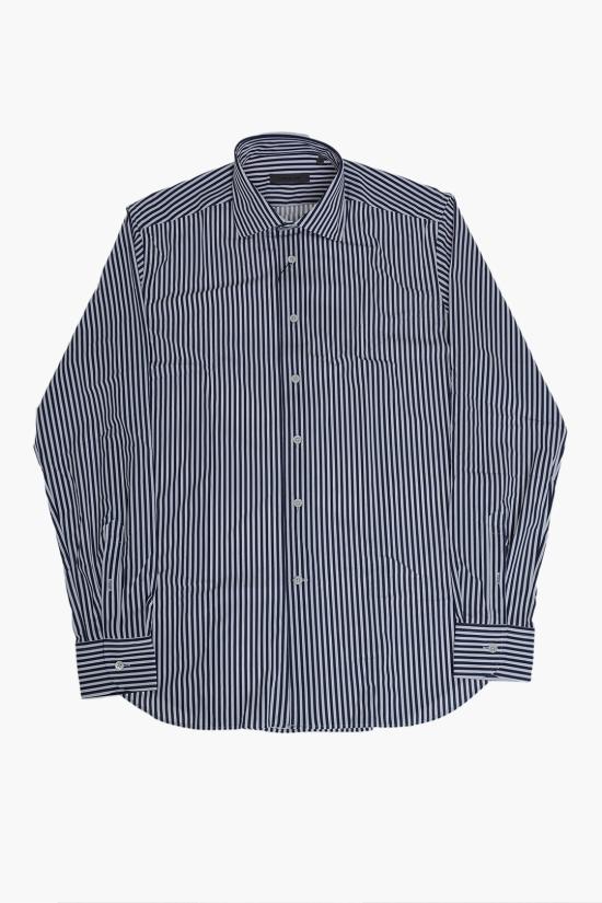  꼬르넬리아니 긴팔 셔츠 27P178 2581488 002 Bianco Blu - CORNELIANI
