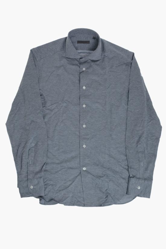  꼬르넬리아니 긴팔 셔츠 27P112 3981204 007 Blue - CORNELIANI
