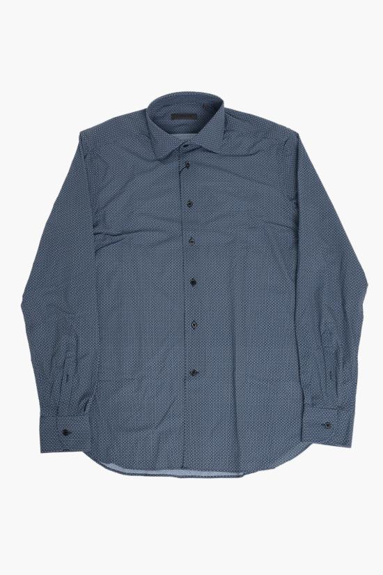  꼬르넬리아니 긴팔 셔츠 27P178 0281477 003 Blue - CORNELIANI