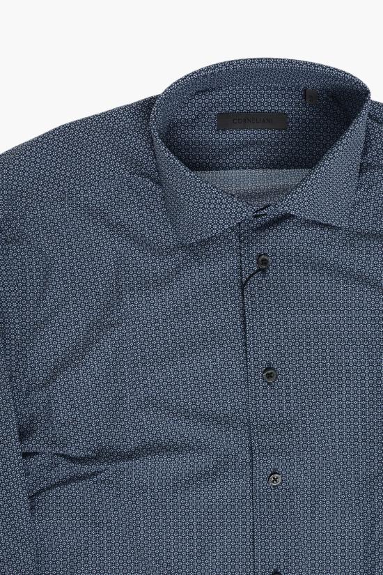  꼬르넬리아니 긴팔 셔츠 27P178 0281477 003 Blue - CORNELIANI
