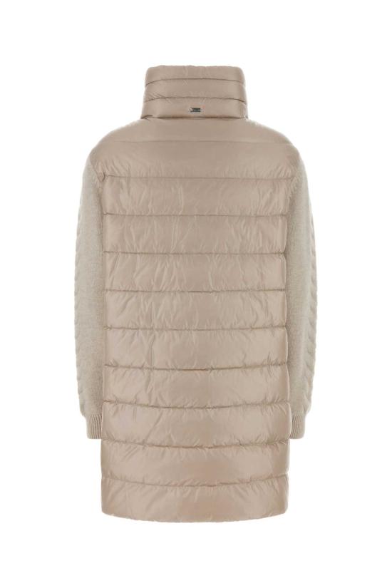 26FW 에르노 하이 퍼널넥 드로스트링 패딩 자켓 PI00191DR12017Z 1985 Beige o Tan - HERNO