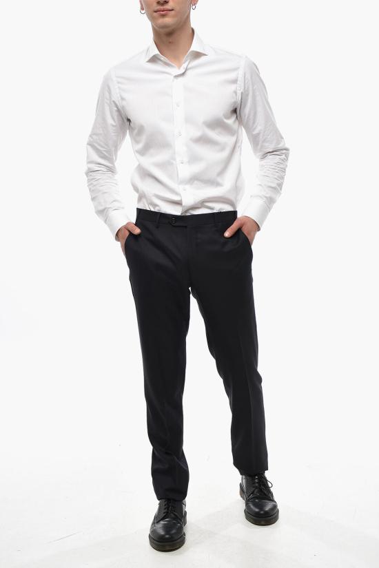  꼬르넬리아니 수트 팬츠 855264 9818060 001 Blue - CORNELIANI