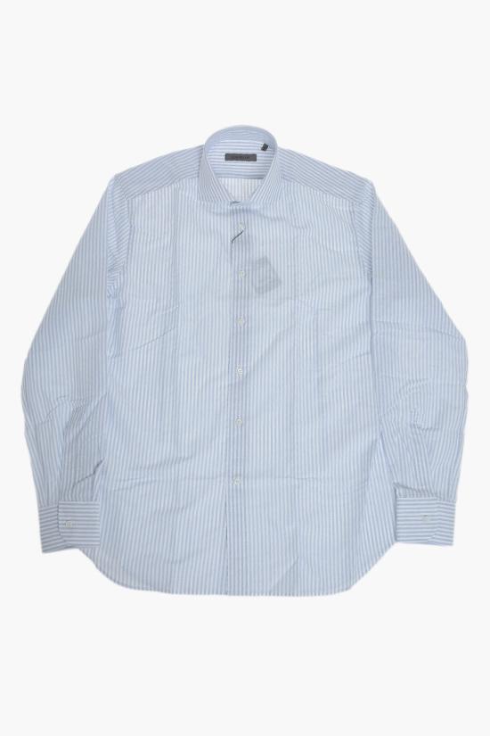  꼬르넬리아니 긴팔 셔츠 27P102 9381174 006 Bianco Blu - CORNELIANI