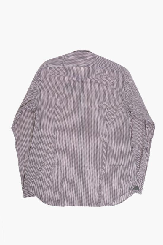  꼬르넬리아니 긴팔 셔츠 27P102 3981471 031 Bianco Marrone - CORNELIANI