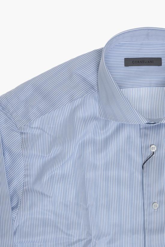  꼬르넬리아니 긴팔 셔츠 27P102 3981705 001 Light blue - CORNELIANI