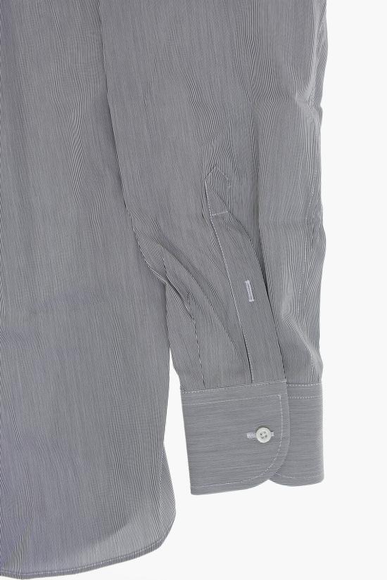  꼬르넬리아니 긴팔 셔츠 27P102 3981315 013 Black White - CORNELIANI