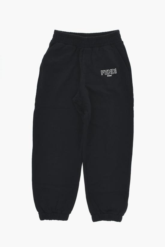  [키즈] 펜디 트레이닝/조거 팬츠 JUF111 5V0 F0GME Black