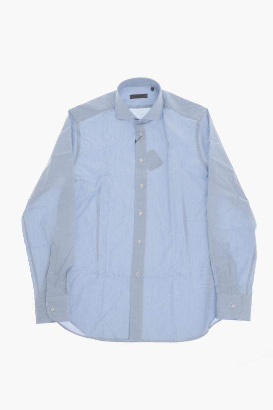  꼬르넬리아니 긴팔 셔츠 27P102 3281278 001 Blue - CORNELIANI