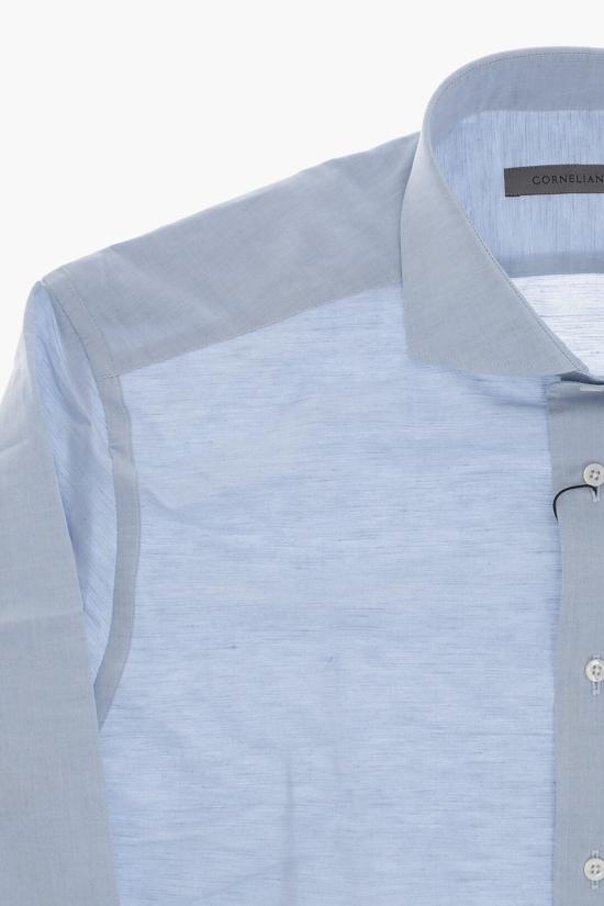  꼬르넬리아니 긴팔 셔츠 27P102 3281174 009 Blue - CORNELIANI