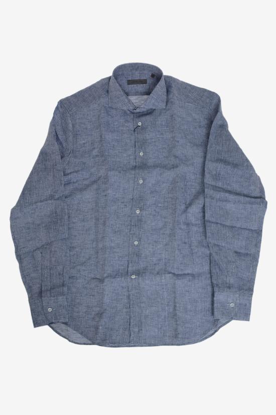  꼬르넬리아니 긴팔 셔츠 27P102 2981092 006 Blue - CORNELIANI