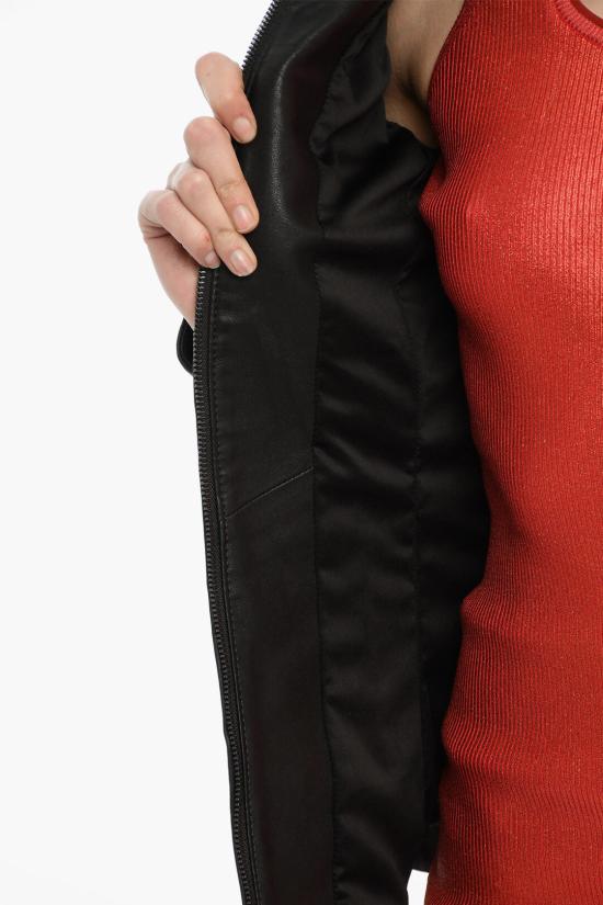  디젤 가죽 자켓 A12220 0THAF 9XX Black - DIESEL