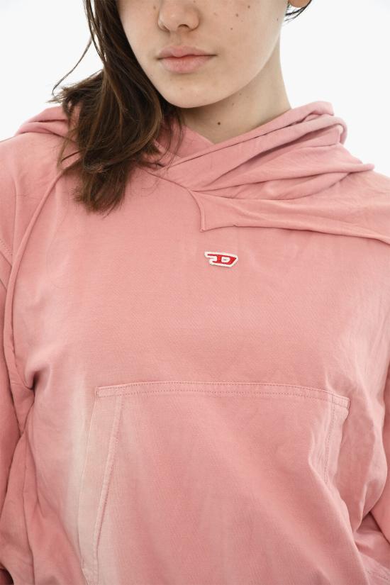  디젤 후드 티셔츠 A12979 0KLAH 3CI Pink - DIESEL
