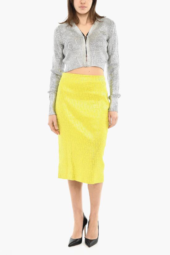  디젤 미디 스커트 A11147 0BLAL 5FY Yellow - DIESEL