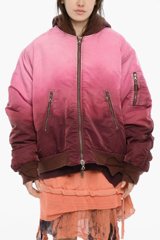 디젤 봄버 자켓 A10662 0DNAR 44G Rosa Viola