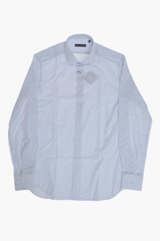  꼬르넬리아니 긴팔 셔츠 27P102 2681321 004 Bianco Blu - CORNELIANI