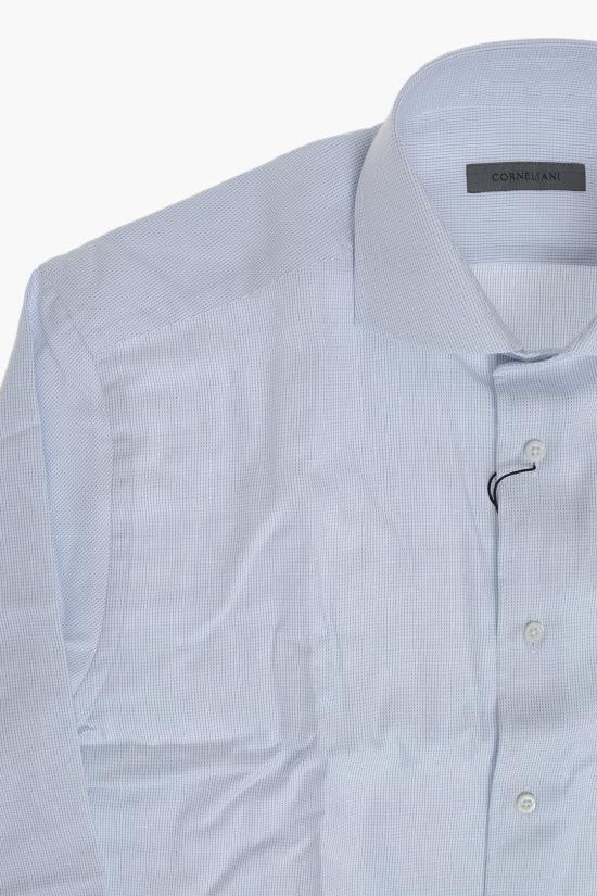  꼬르넬리아니 긴팔 셔츠 27P102 2681343 001 Blue - CORNELIANI
