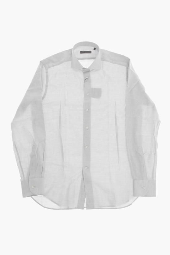  꼬르넬리아니 긴팔 셔츠 27P102 2681300 025 Gray - CORNELIANI