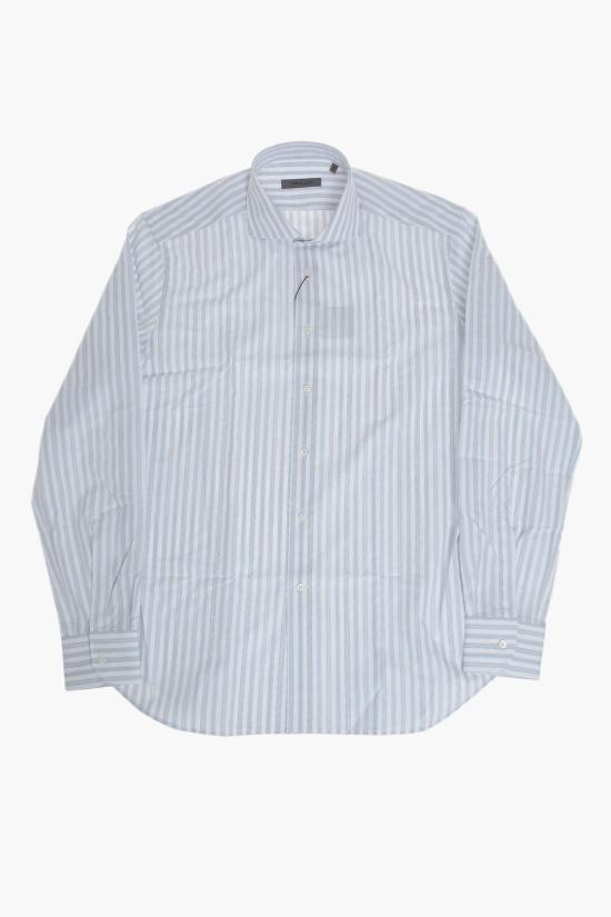  꼬르넬리아니 긴팔 셔츠 27P102 2681320 003 Bianco Blu - CORNELIANI