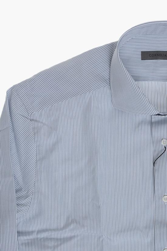  꼬르넬리아니 긴팔 셔츠 27P102 2681337 002 Blue - CORNELIANI