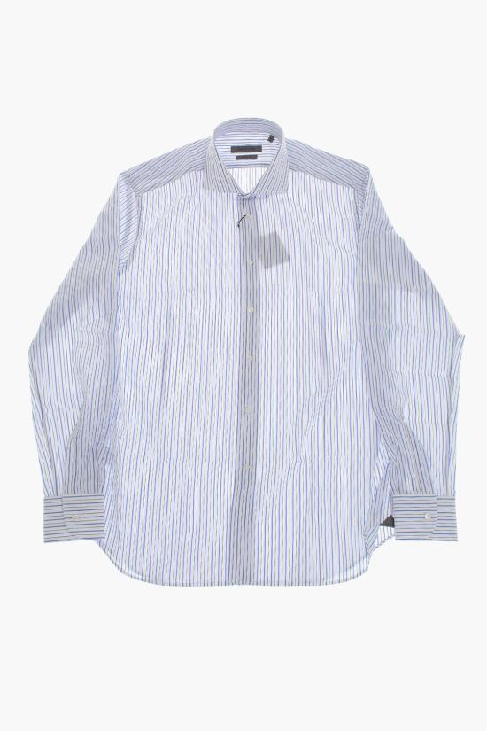  꼬르넬리아니 긴팔 셔츠 27P102 2681280 003 Bianco Blu - CORNELIANI