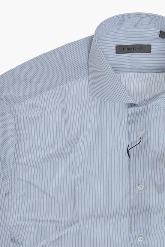  꼬르넬리아니 긴팔 셔츠 27P102 2681283 009 Blue - CORNELIANI