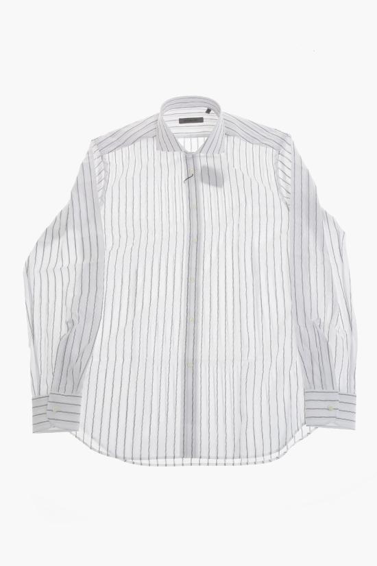  꼬르넬리아니 긴팔 셔츠 27P102 2581635 080 White - CORNELIANI
