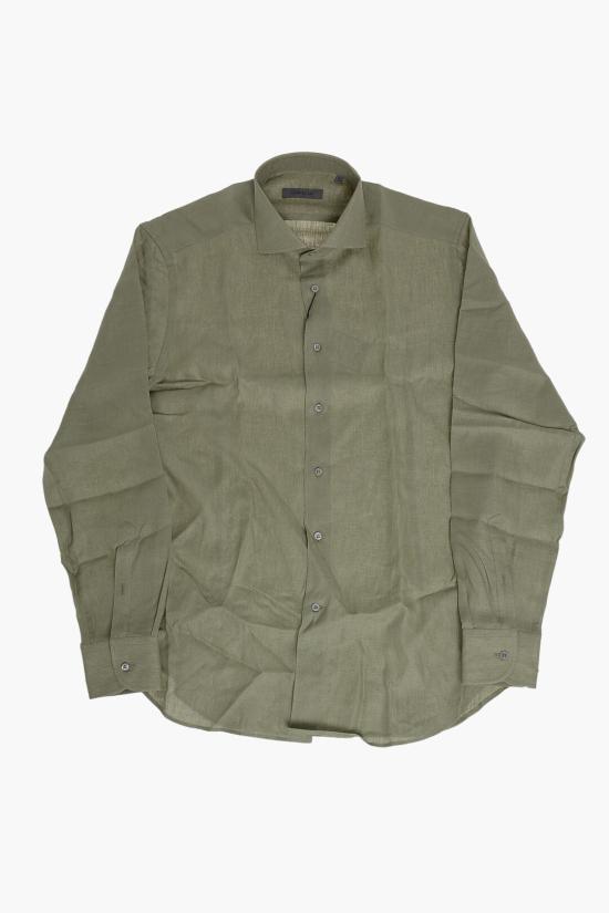  꼬르넬리아니 긴팔 셔츠 27P102 2581648 051 Green - CORNELIANI