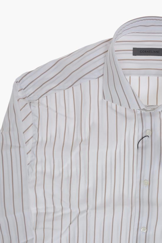  꼬르넬리아니 긴팔 셔츠 27P102 2581635 081 White - CORNELIANI