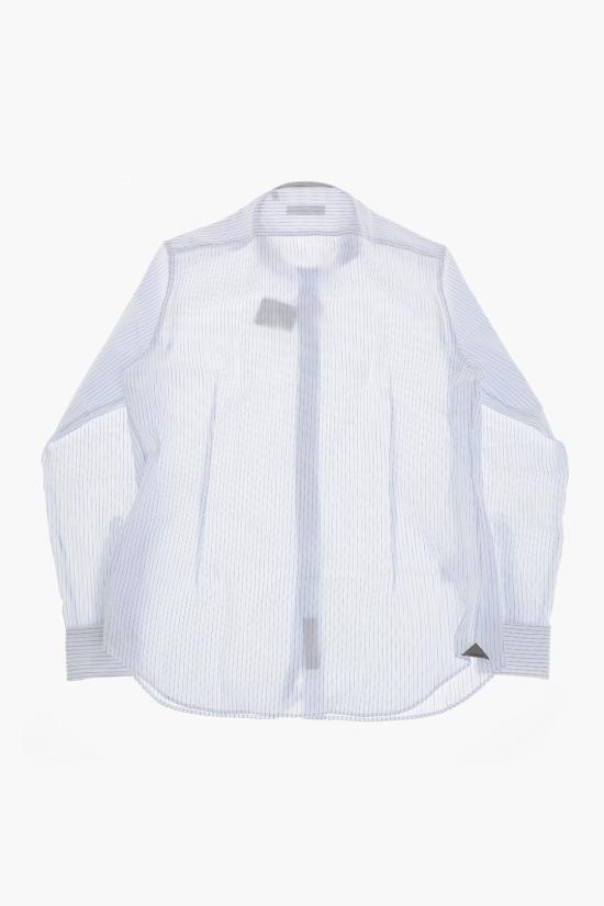  꼬르넬리아니 긴팔 셔츠 27P102 2581604 080 Azzurro Bianco - CORNELIANI