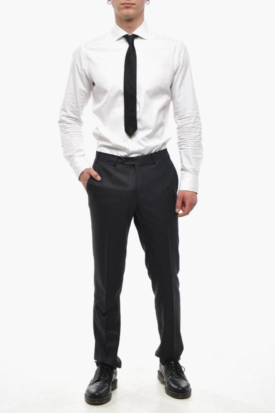  꼬르넬리아니 수트 팬츠 855279 9818060 013 Anthracite - CORNELIANI