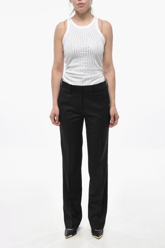  헬무트랭 스트레이트 팬츠 O01HW204 001 Black - HELMUT LANG