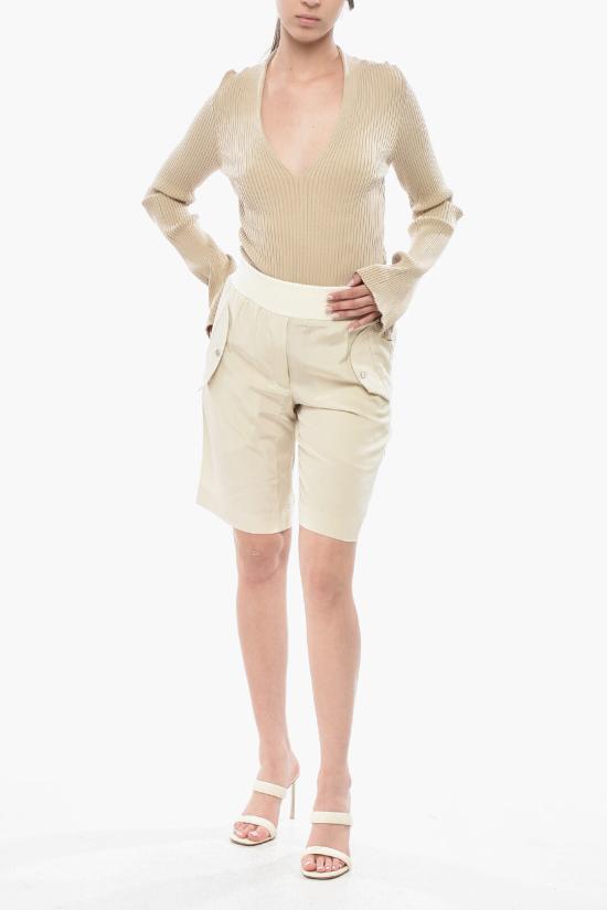  헬무트랭 숏팬츠 O04HW205 E03 Beige - HELMUT LANG
