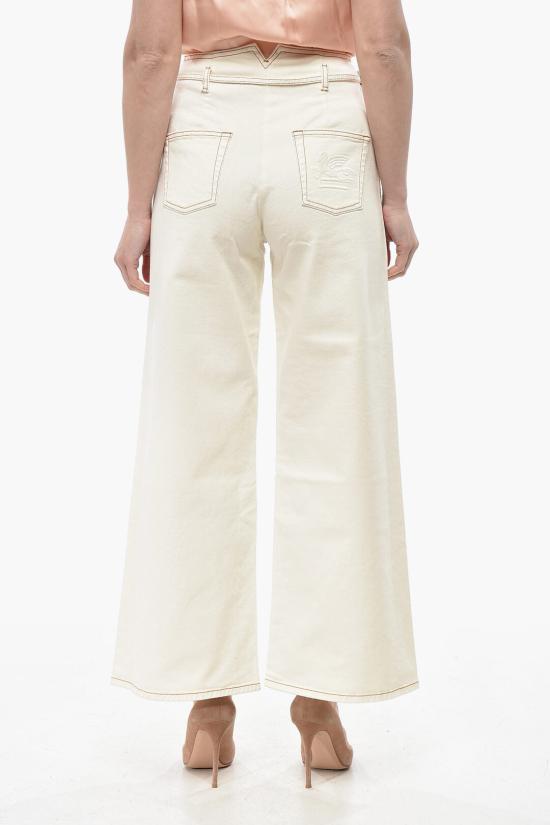  에트로 스트레이트 팬츠 WRNB0006AU069W3789 White - ETRO