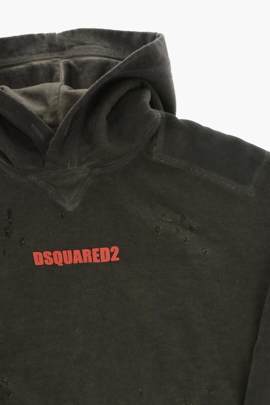  [키즈] 디스퀘어드2 티셔츠 DQ2609 D0AAT DQ564 Military Green - DSQUARED2