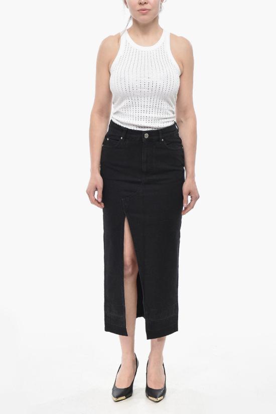  핑코 데님 스커트 104628A2GPZ99 Black - PINKO