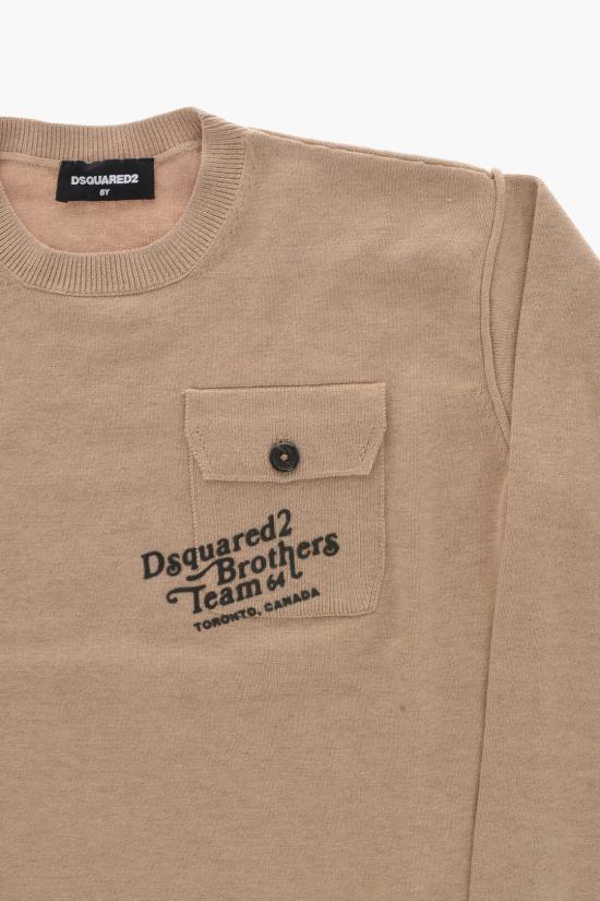  [키즈] 디스퀘어드2 풀오버 DQ2602 D0AAX DQ721 Beige - DSQUARED2